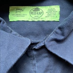 Men’s RED KAP button down work shirt